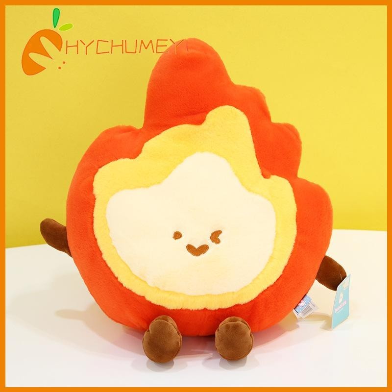 Fire Plush Flame Doll น่ารักและนุ่มตุ๊กตาสั้นตุ๊กตาของขวัญหมอนสัตว์ ...
