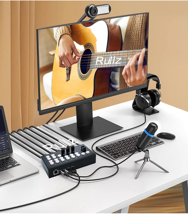 4k 4 Channel HDMI Video Switcher Multi Camera Live Streaming Broadcast ...