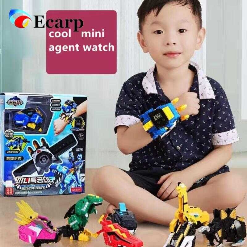 Miniforce Transformation Watch Toys Mini Agent X Super Dinosaur Force ...
