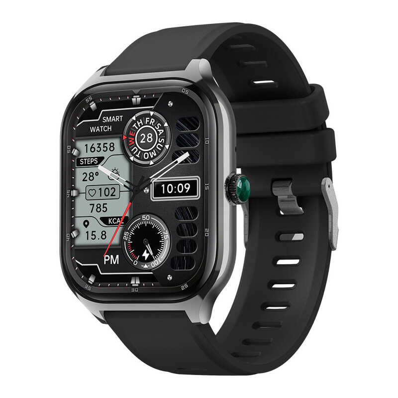 Dafit LX307 สมาร์ทวอท์ช 7 ซม.บลูทูธโทร Heart Rate Pedometer กรอบโลหะ ...