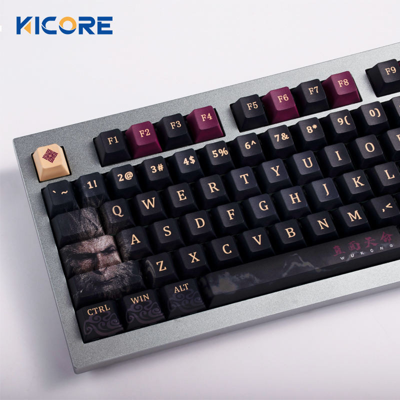 Kicore Keycaps Black Myth Wukong Faces Destiny Theme Keycaps เหมาะ ...