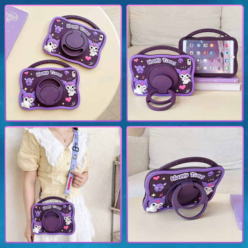 360°Rotatable KickStand เด็กน่ารักการ์ตูน KT Cat กันกระแทกแท็บเล็ต ...