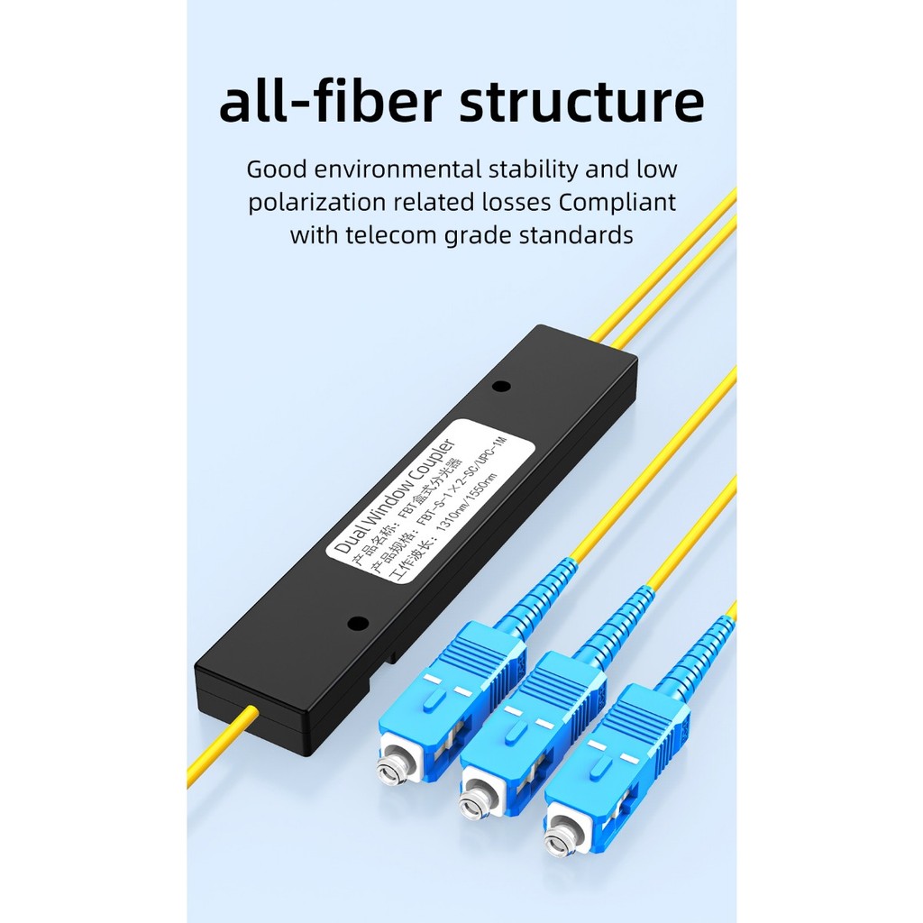 ZoeRax 12 FTTH Fiber Optic Splitter SC A/UPC FC UPC Singlemode Optical ...
