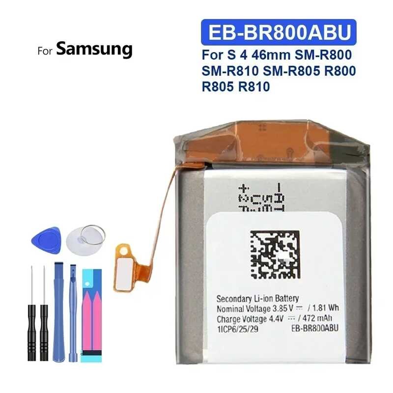 Batterie De Remplacement Pour Samsung Gear S4 46mm - EB-BR800ABU - 472 MAh - Puce De Protection Intégrée