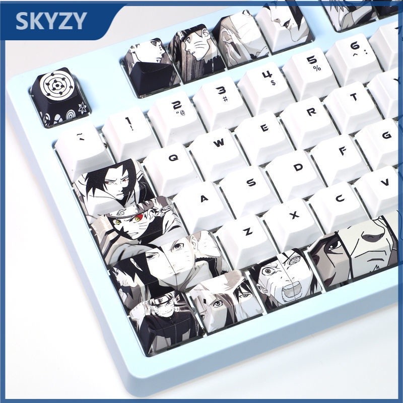 Naruto Keycaps โปรไฟล์เชอร์รี่อะนิเมะ PBT Dye Sublimation คีย์บอร์ด ...