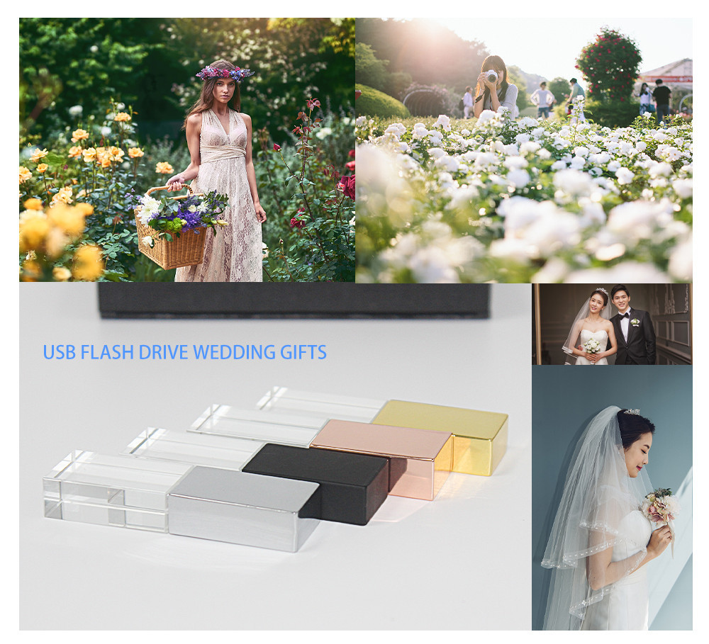 Shandian คริสตัล USB 3.0 แฟลชไดรฟ์ 128GB 1 PCS ฟรีโลโก้ที่กําหนดเอง ...