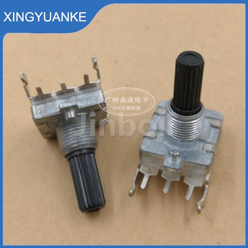 2pcs EC16 Rotary Encoder แนวนอน 3Pins 360 องศา Infinite Rotation Volume ...