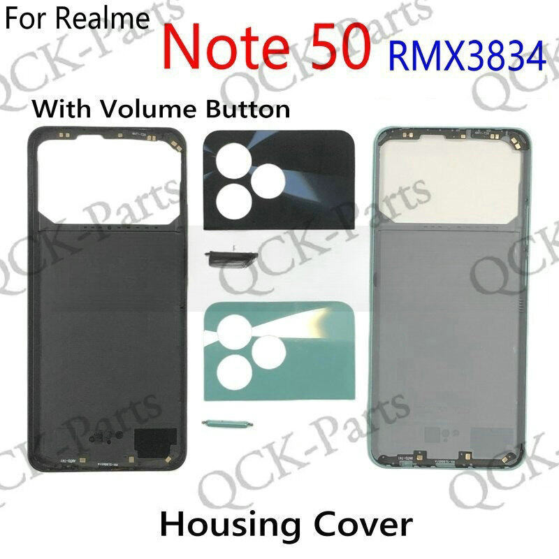 สําหรับ เรียลมี บันทึก 50 RMX3834 แบตเตอรี่ประตูด้านหลังกรณีกลับที่อยู่ ...