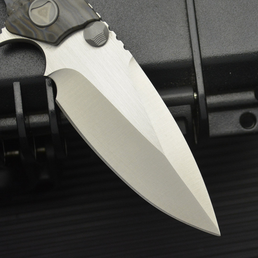 Microtech ไมโครเทคโนโลยี ติดต่อมรณะ มีดพับ DOC เหล็ก D2 โลหะผสม ...