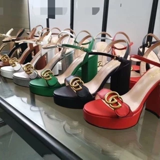 ■ GUCCI (グッチ) GG キャンバスプラットフォーム スニーカー Women's GG sneaker in beige and ebony Original GG | GUCCI® US
