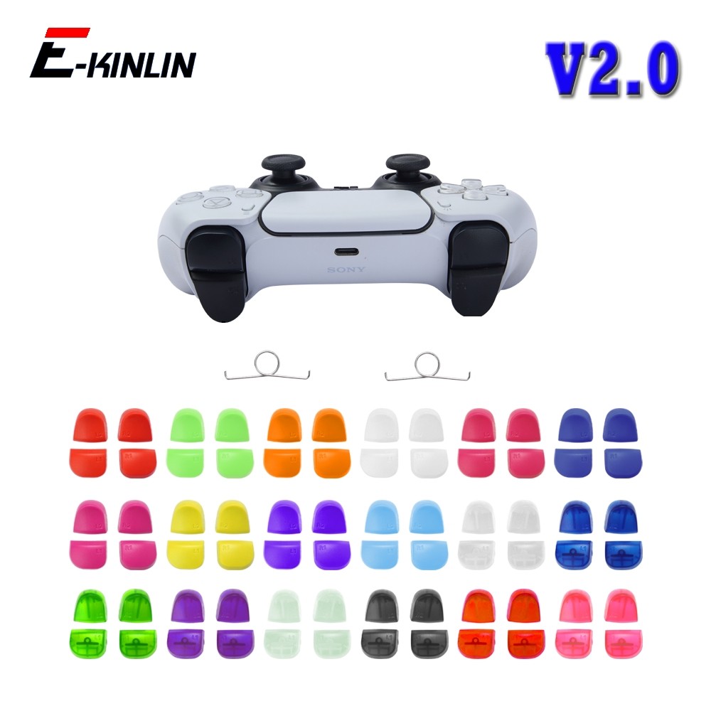 1 ชุด L1 R1 L2 R2 ปุ่มทริกเกอร์ปุ่มฤดูใบไม้ผลิคีย์สําหรับ Sony ...
