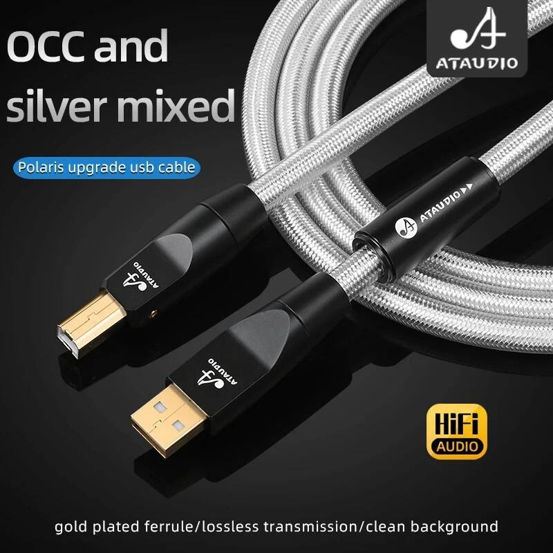 ATAUDIO Hifi สาย USB DAC AB CB CC ดิจิตอล AB Audio A ถึง B high-end ...