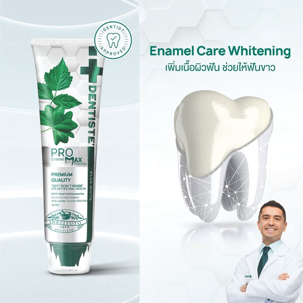 [ใหม่!] Dentiste’ Pro Max Fluoride 1500 PPM Toothpaste 100g. ยาสีฟัน ...