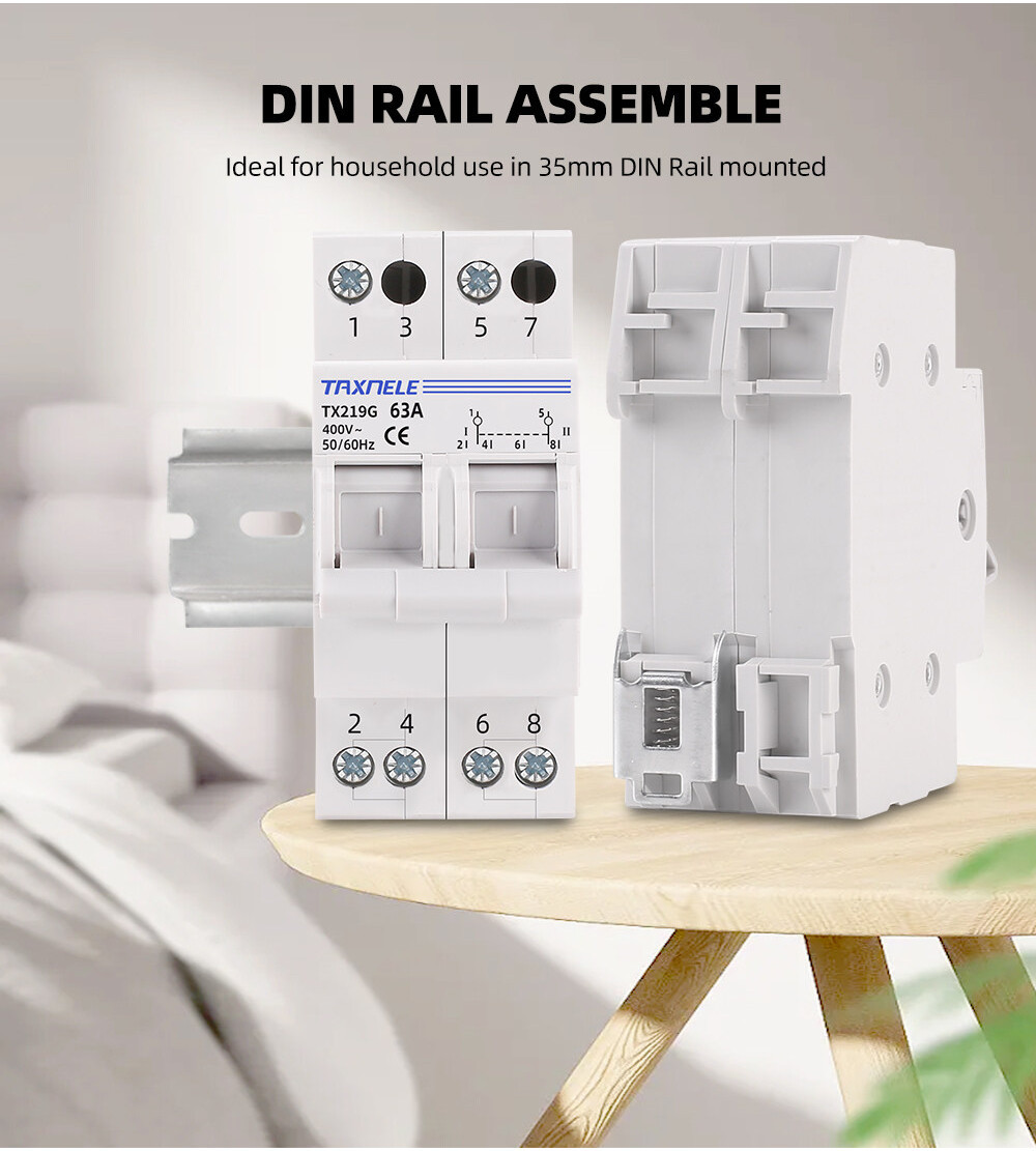 Mts Dual Power Manual Transfer Switch Interlock Circuit Breaker 2P 40A ...