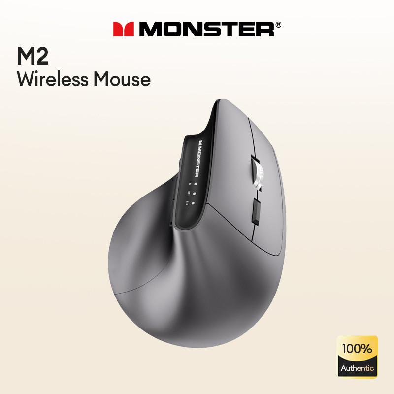 Monster M2 เมาส์บลูทูธไร้สาย พร้อมเอฟเฟคไฟ RGB | Shopee Thailand