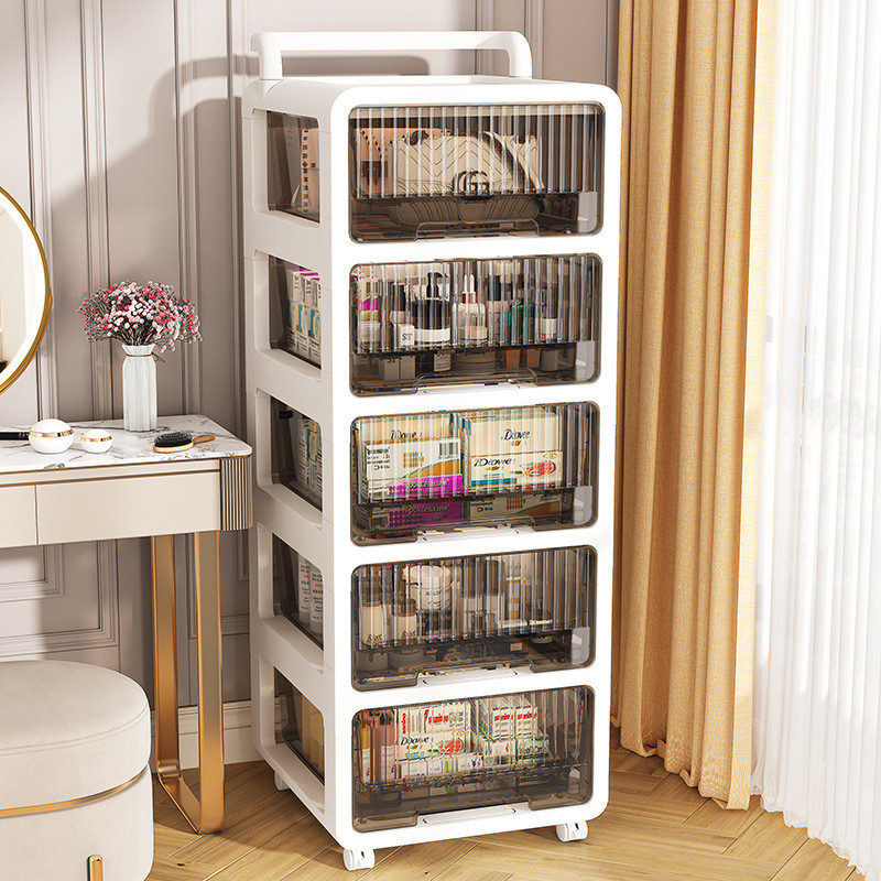 New Removable Storage Rack Living Room Drawer-type Plastic Zero ...