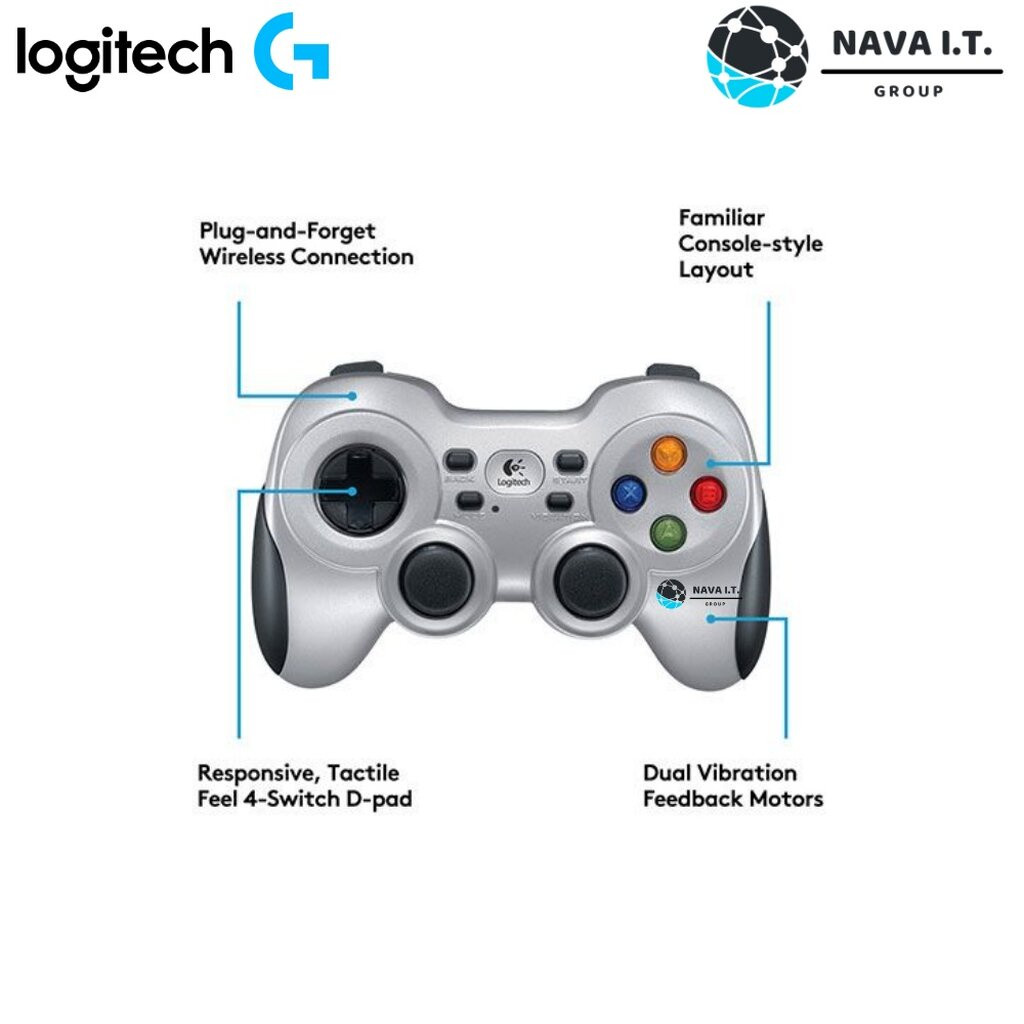 (มีส่งด่วน) LOGITECH F310 F710 WIRELESS GAMEPAD จอยเล่นเกมแบบไร้สาย จอย ...
