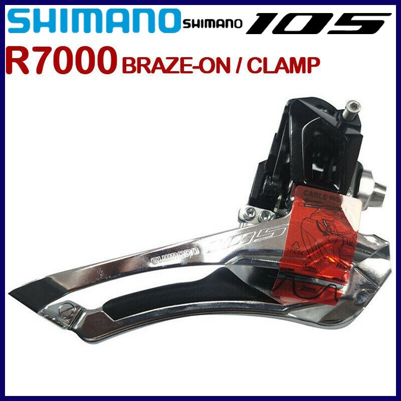 Shimano 105 FD R7000 สับจานหน้า 2x11 ความเร็ว Rode จักรยาน Braze บน ...
