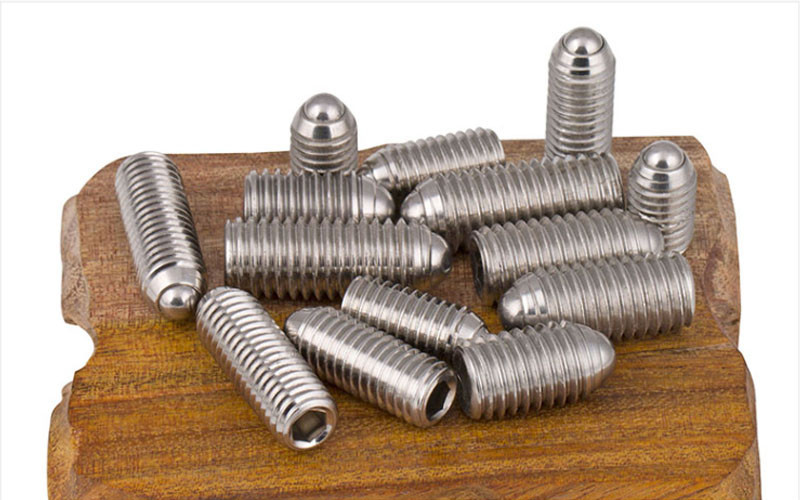 Hex ซ็อกเก็ต Allen Spring Ball Plunger Grub จุดชุดสกรู Bolt 304 สแตนเลส ...