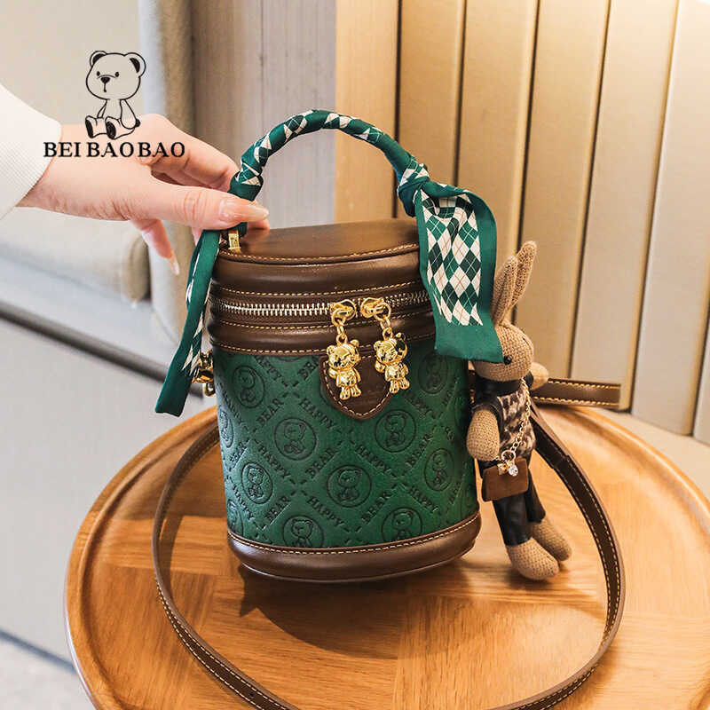 men s 2024 beibaobao New Bucket Niche Cyder Crossbody Large Capacity Shoulder Bag Mobile Zero Walle Shopee Thailand