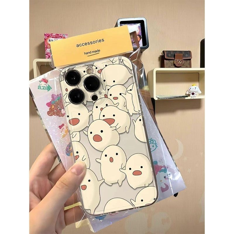 เหมาะสําหรับเคส iPhone IP15 PRO MAX Kawaii IP7 IPXS การ์ตูนน่ารักเต็ม ...