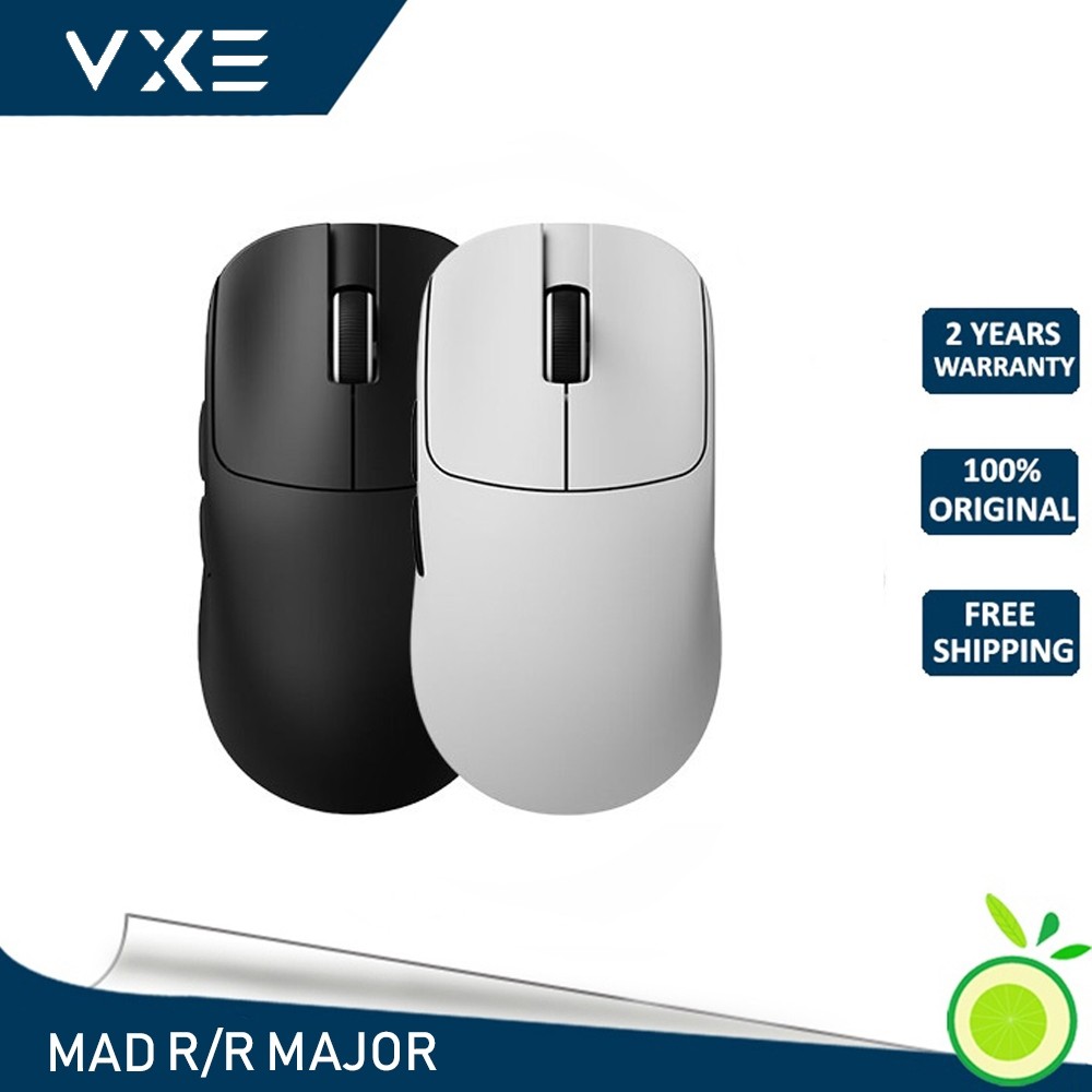 Vxe MAD R/R MAJOR เมาส์สําหรับเล่นเกมสองโหมดไร้สาย PAW3395/3950 รองรับ ...
