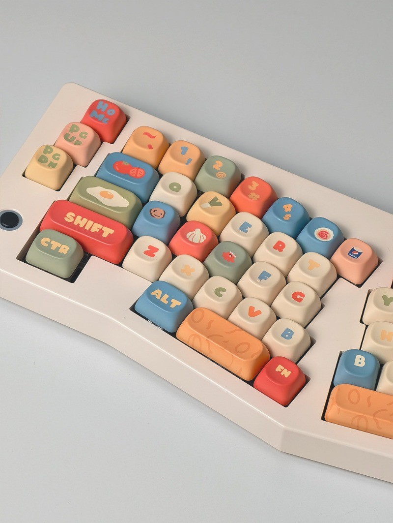 Instant Noodle Keycaps 131 คีย์ MOA โปรไฟล์ PBT Dye Sublimation ...