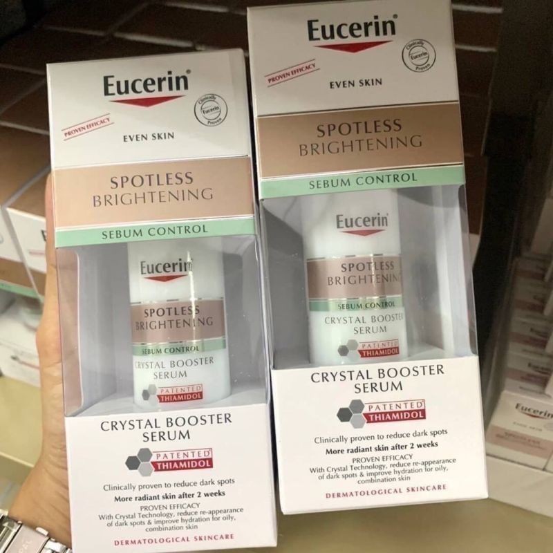 เซรั่ม Eucerin SPOTLESS BRIGHTENING SEBUM CONTROL CRYSTAL BOOSTER SERUM ...