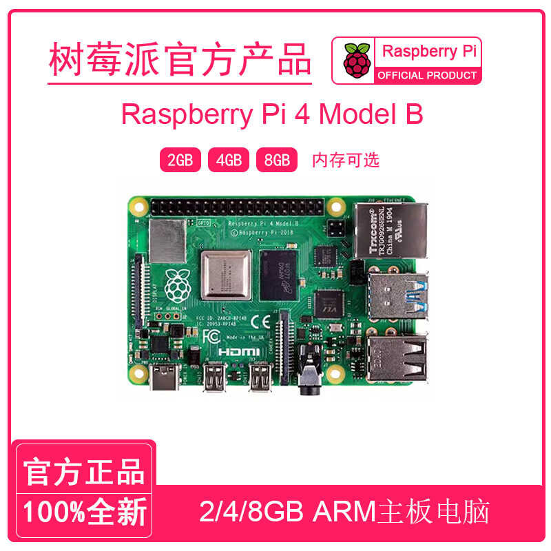 Raspberry Pi Type 4GB 4GB 8GB Raspberry Pi 4B Python การเขียนโปรแกรม AI ...