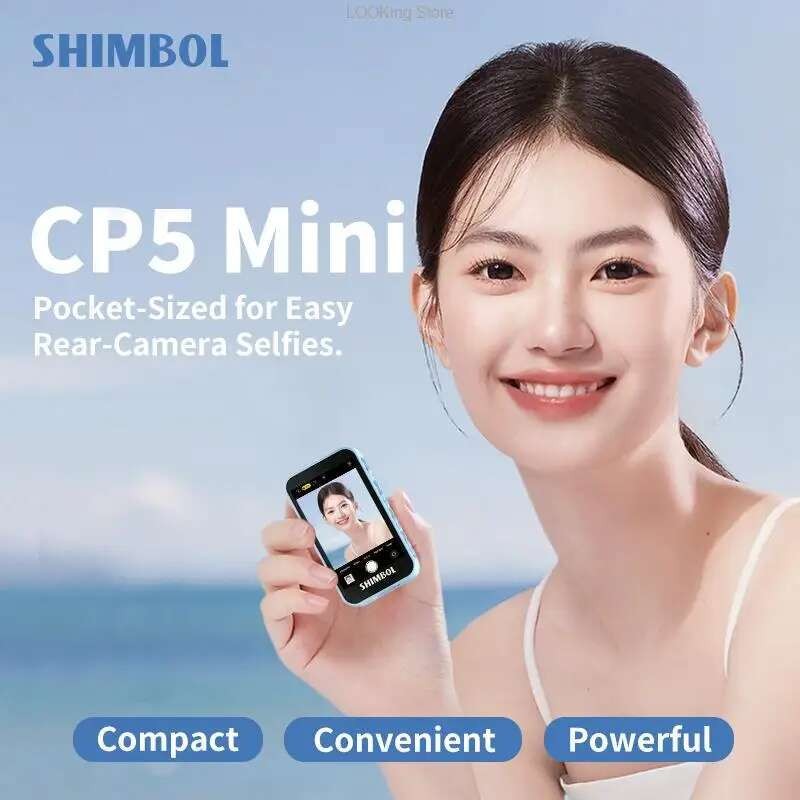 Shimbol CP5 Ultra - Écran Tactile Sans Fil 5" FHD Pour Smartphone, Compatibilité MagSafe, Portée 50m, Parfait Pour Selfies Et Vlogs