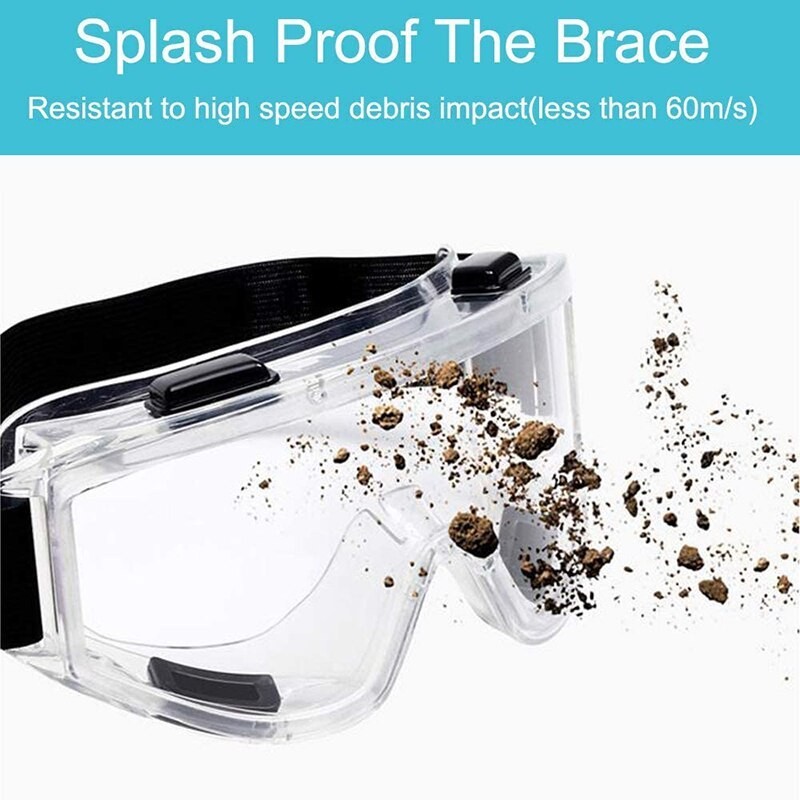 ความปลอดภัย Goggle Anti Splash ป้องกันฝุ่น Work Lab แว่นตาป้องกันดวงตา ...