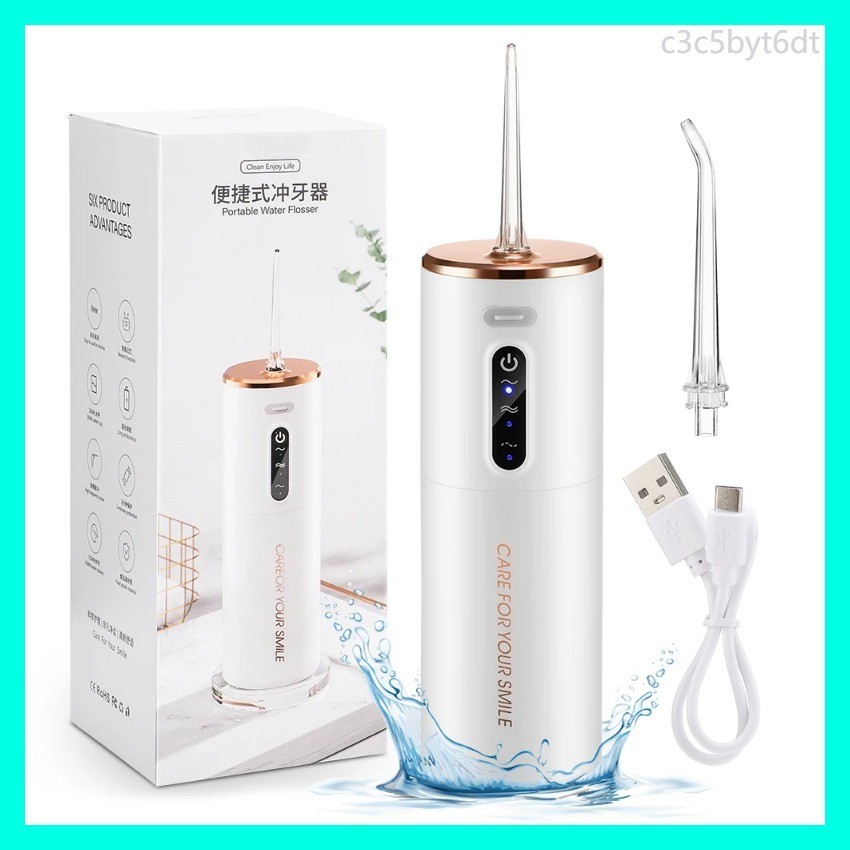 Powerful Dental Water Jet Pick Flosser Mouth Washing Machine Portable ...