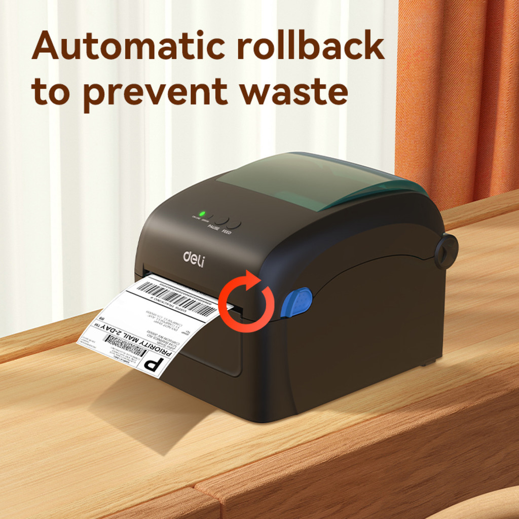 Deli S401 Thermal Label Printer เครื่องพิมพ์สติ๊กเกอร์ 203 dpi, ความ ...
