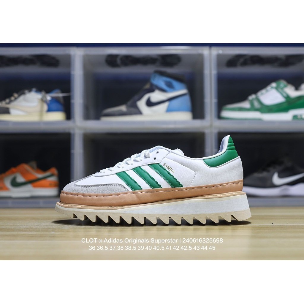 ของแท้ 100 % CLOT x Adidas Originals Superstar Shell Toe ฟันเลื่อย ...