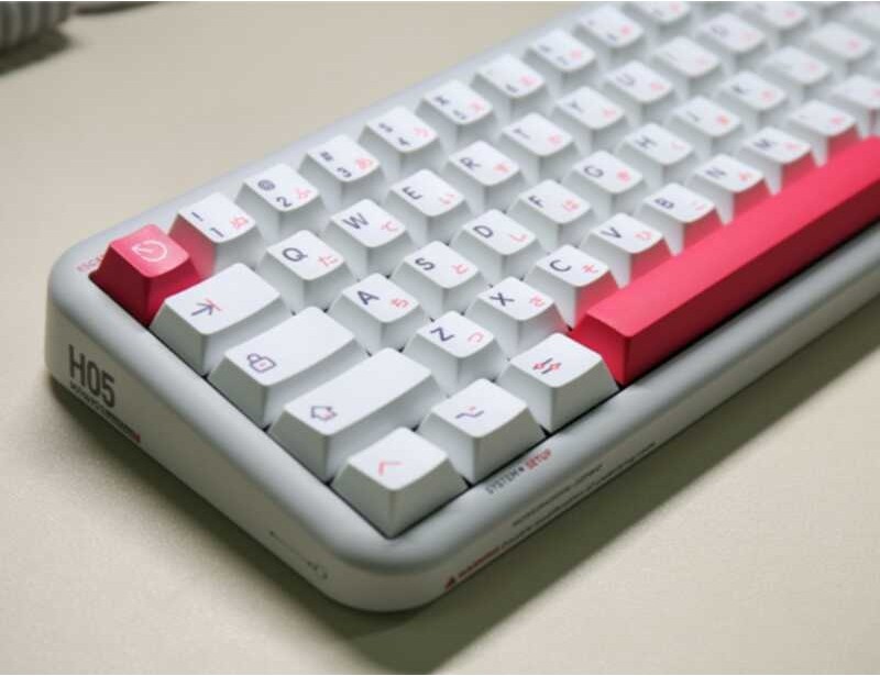 เซ็ตปุ่มคีย์แคป 130 คีย์ Kon Momo Keycaps Dye Sublimation PBT Cherry ...