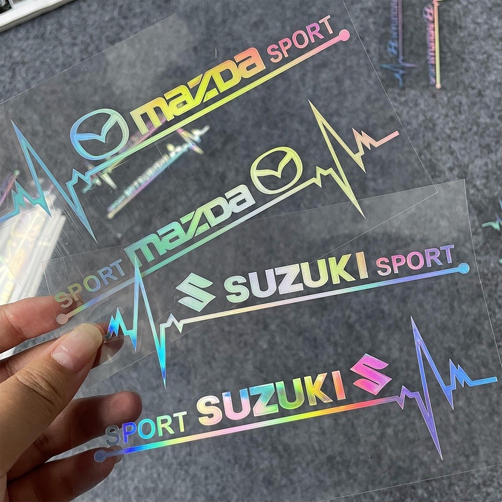 GR STICKER สติกเกอร์ไวนิล สะท้อนแสง ลายตัวอักษร ใบเสร็จ ติดกระจกหน้า ...