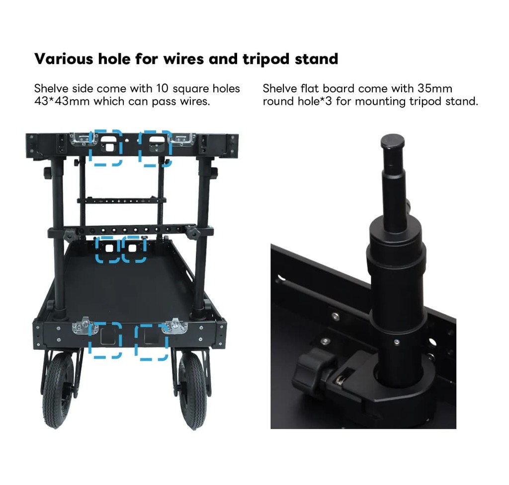 DigitalFoto Titan Cart 300kg Payload Video Production Camera Cart ...