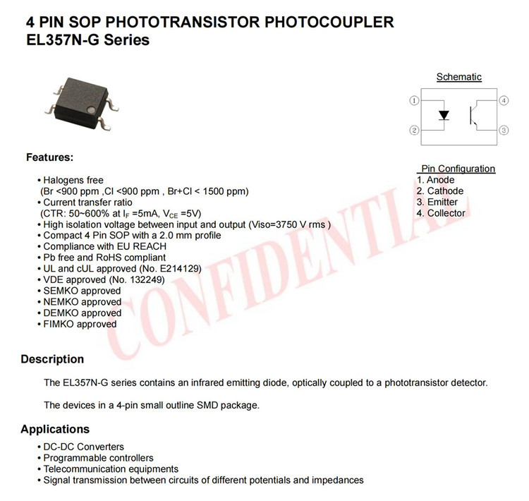 20PCS EL357N EL357 357N EL357N-B EL357NC EL357N-C EL357N(C)(TA)-G ...