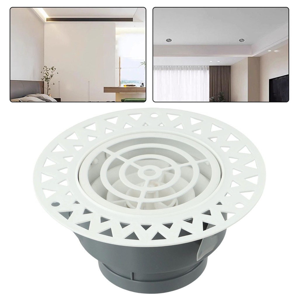 คุณภาพสูง>> Round Air Vent 75/100mm Ceiling Diffusers Grill Cover Wall ...