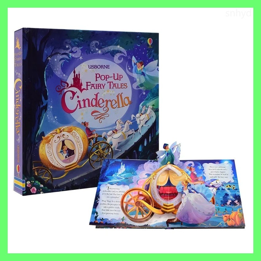 a Usborne Pop-Up Fairy Tales Cinderella 3Dสมุดภาพกระดานระบายสีกิจกรรม ...