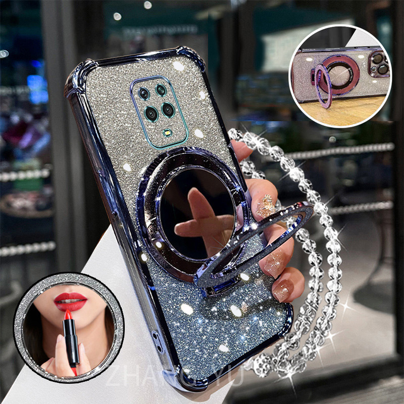 เคสสําหรับ Redmi Note 9 PRO Note 9S เคสโทรศัพท์กันกระแทก 3D ที่วางกระจก ...