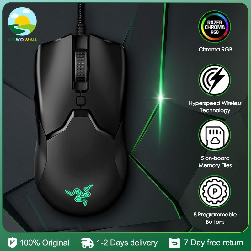Original Razer Viper Mini เมาส์เล่นเกมน้ําหนักเบาพิเศษ RGB Light เมาส์ ...