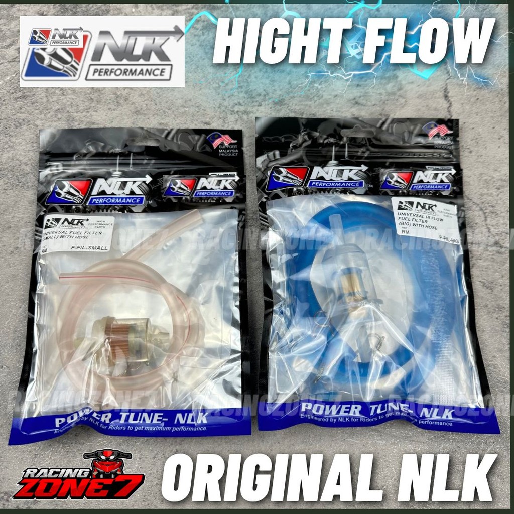 NLK PERFORMANCE BIG PETROL FILTER FUEL FILTER BESAR KECIK พร้อมชุดท่อ ...