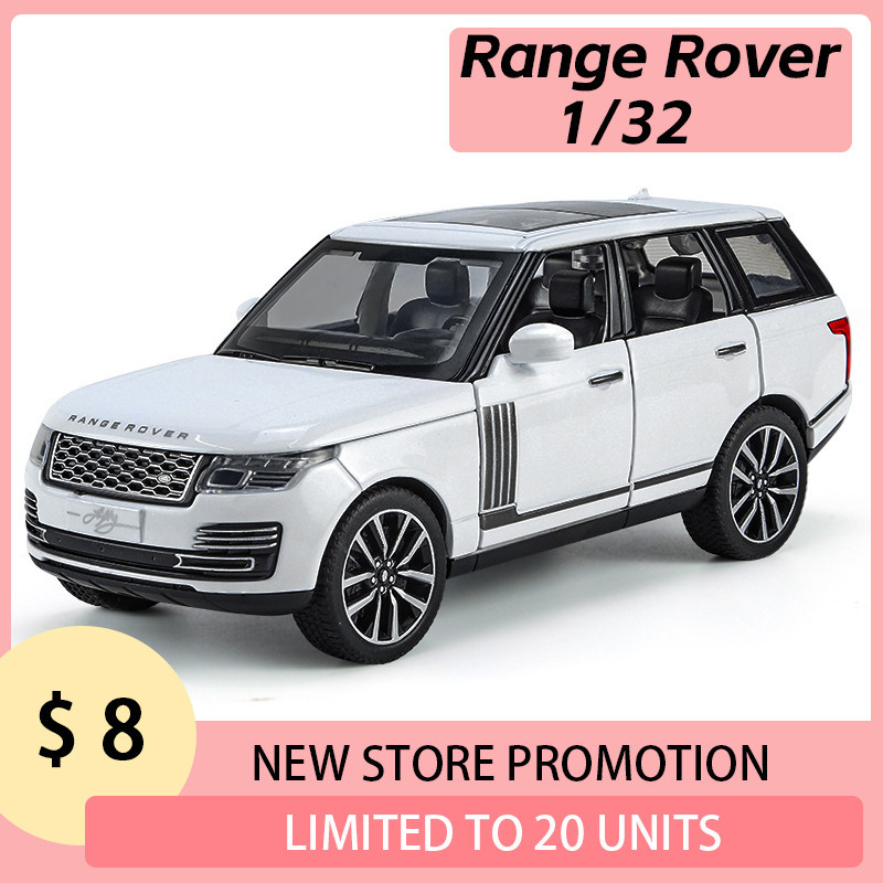 1: 32 Land Rover Range Rover 50th Anniversary SUV ด้านหลังดึง Die ...