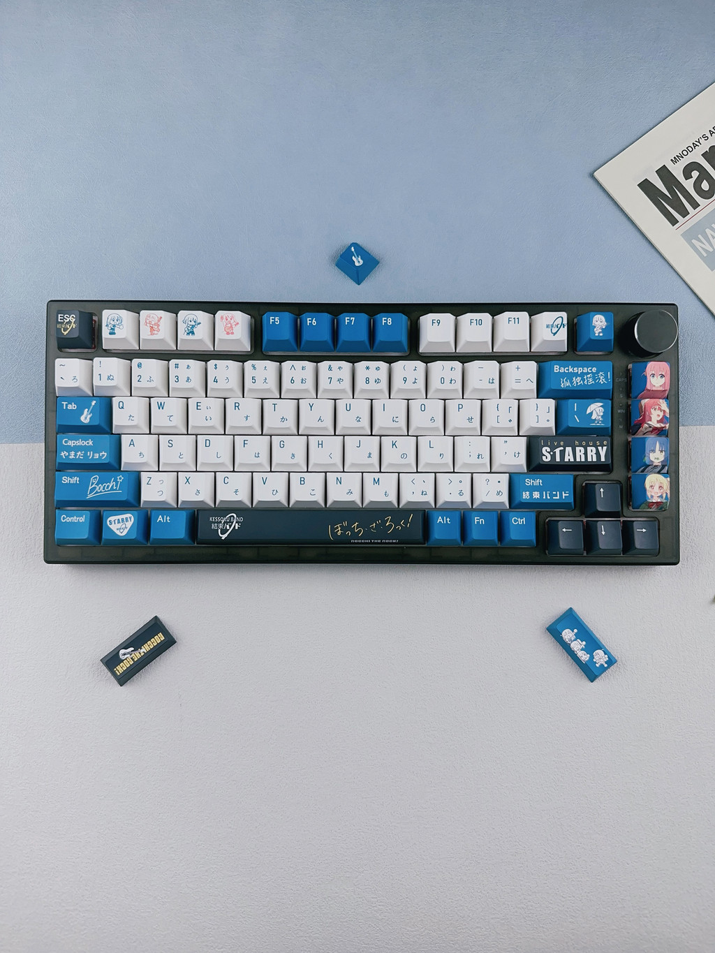 Gotoh Hitori Keycap Cherry Profile 138 คีย์ PBT ห้าด้าน Dye Sublimation ...