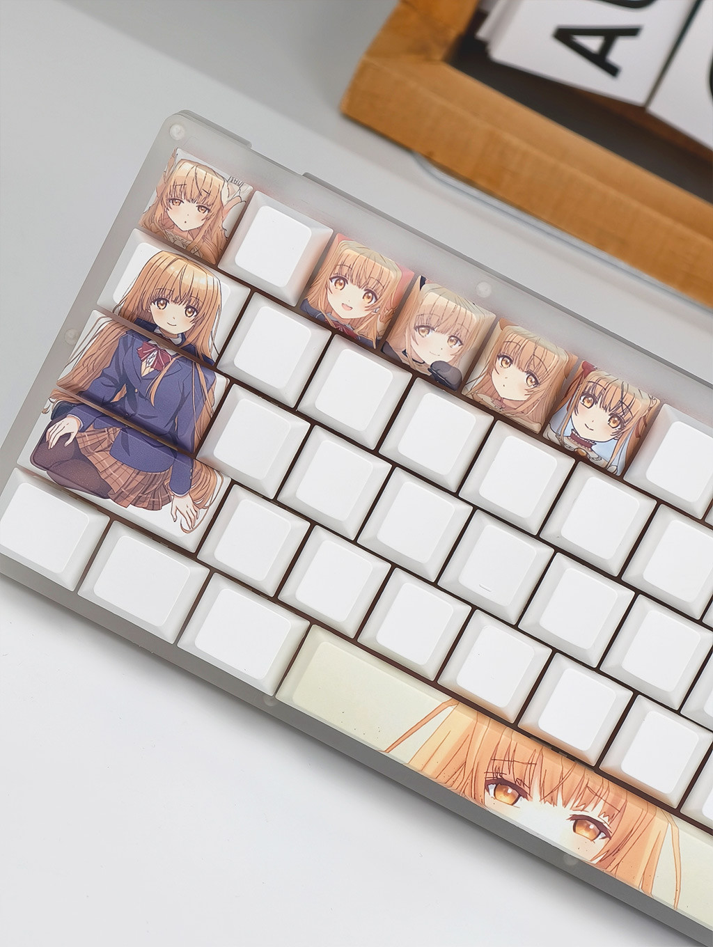 Shiina Mahiru Keycaps 12pcs Cherry Profile PBT Dye Sublimation ...