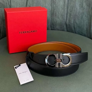 【ひよこ】Ferragamo　ベルト　ブラック Salvatore Ferragamo Metal Belts for Men for sale | eBay