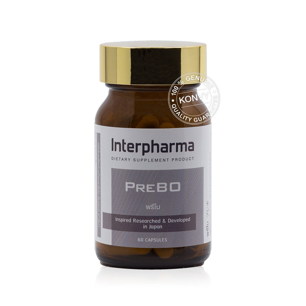 Interpharma PreBO 60 Capsules. | Shopee Thailand