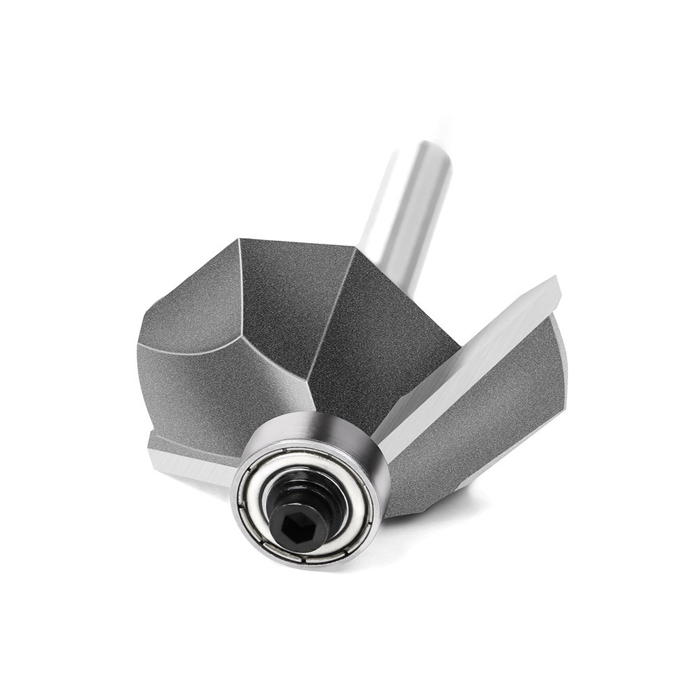 45 องศา Chamfer Router Bit, 1/4 นิ้วและ 1/2 นิ้ว Shank Chamfering Bit ...