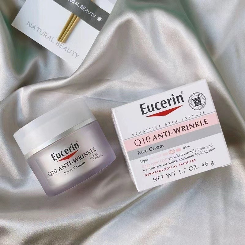 【ของแท้ 100%】Eucerin Q10 Anti-Wrinkle Face Creme/Pro-Retinol Night ...